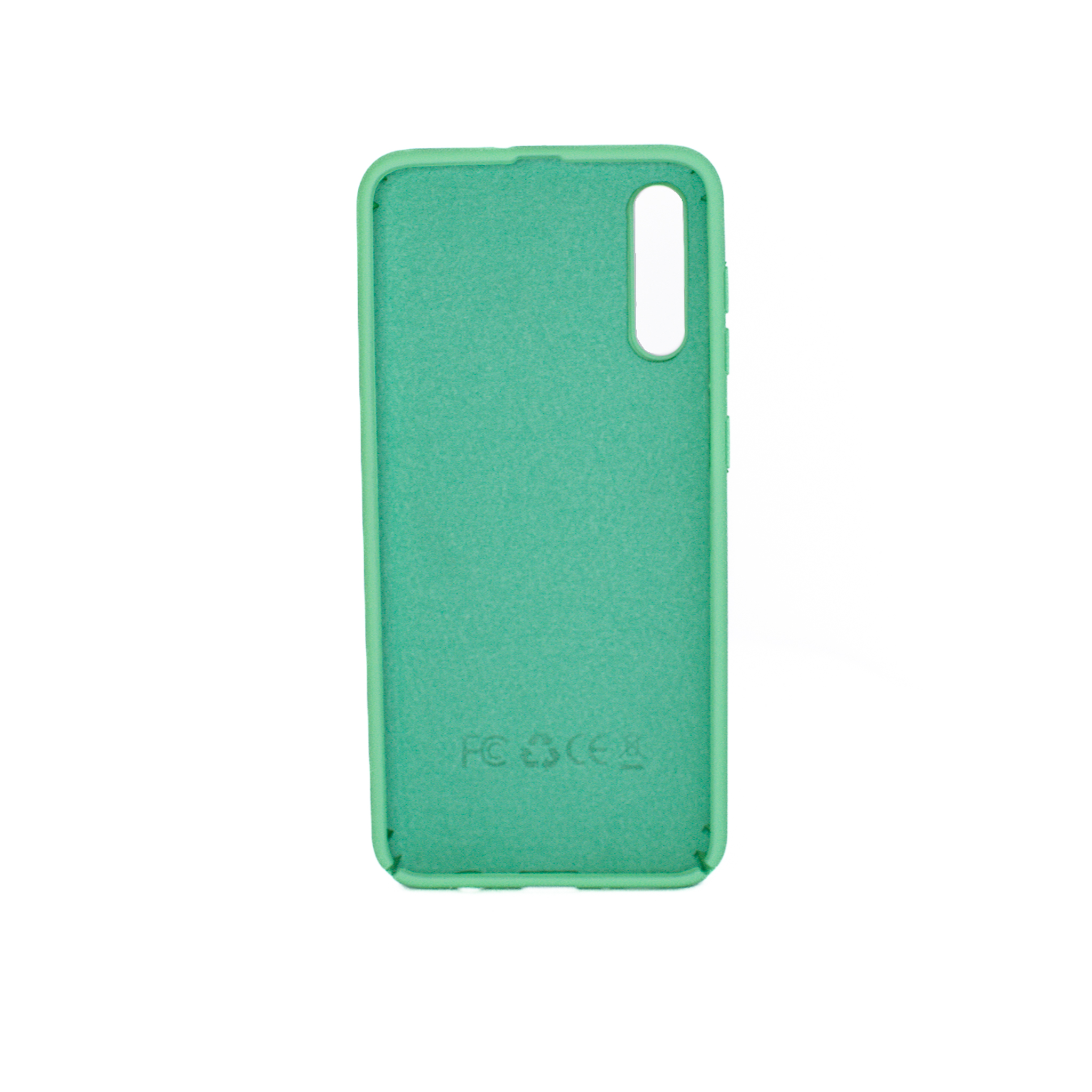 Protectores para celular  para Samsung  A30S / A50 Funda de silicona con felpa Verde Agua